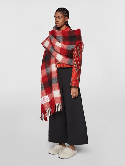 Marni ALPACA AND MOHAIR SCARF WITH CHECK DESIGN outlook