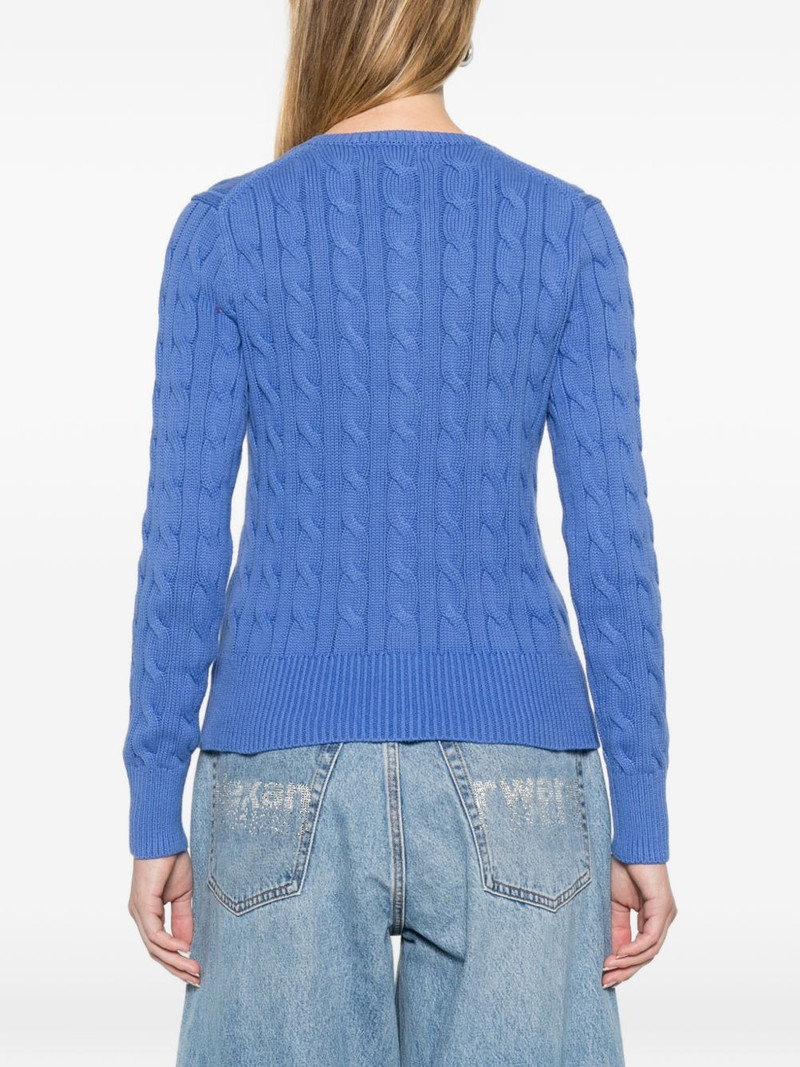 cable-knit buttoned cardigan 4