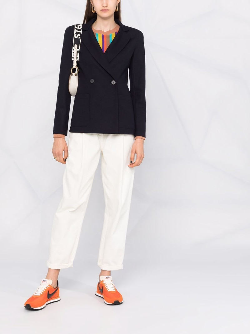 Harris Wharf London double-breasted virgin wool blazer outlook