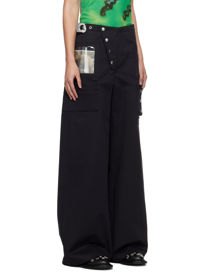 Black Miller Wallet Trousers 2