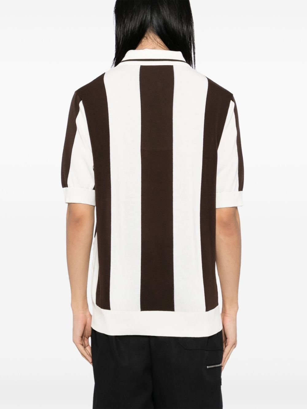 striped polo shirt - 3