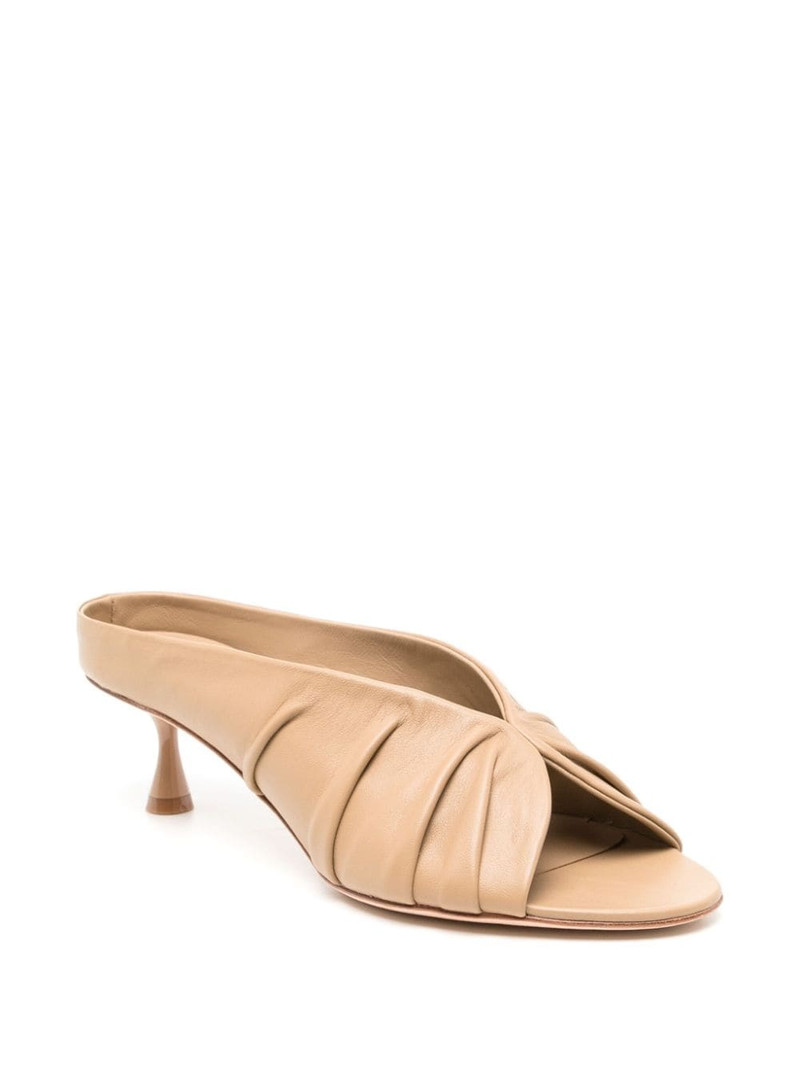 Studio Amelia Jane 50mm leather mules outlook
