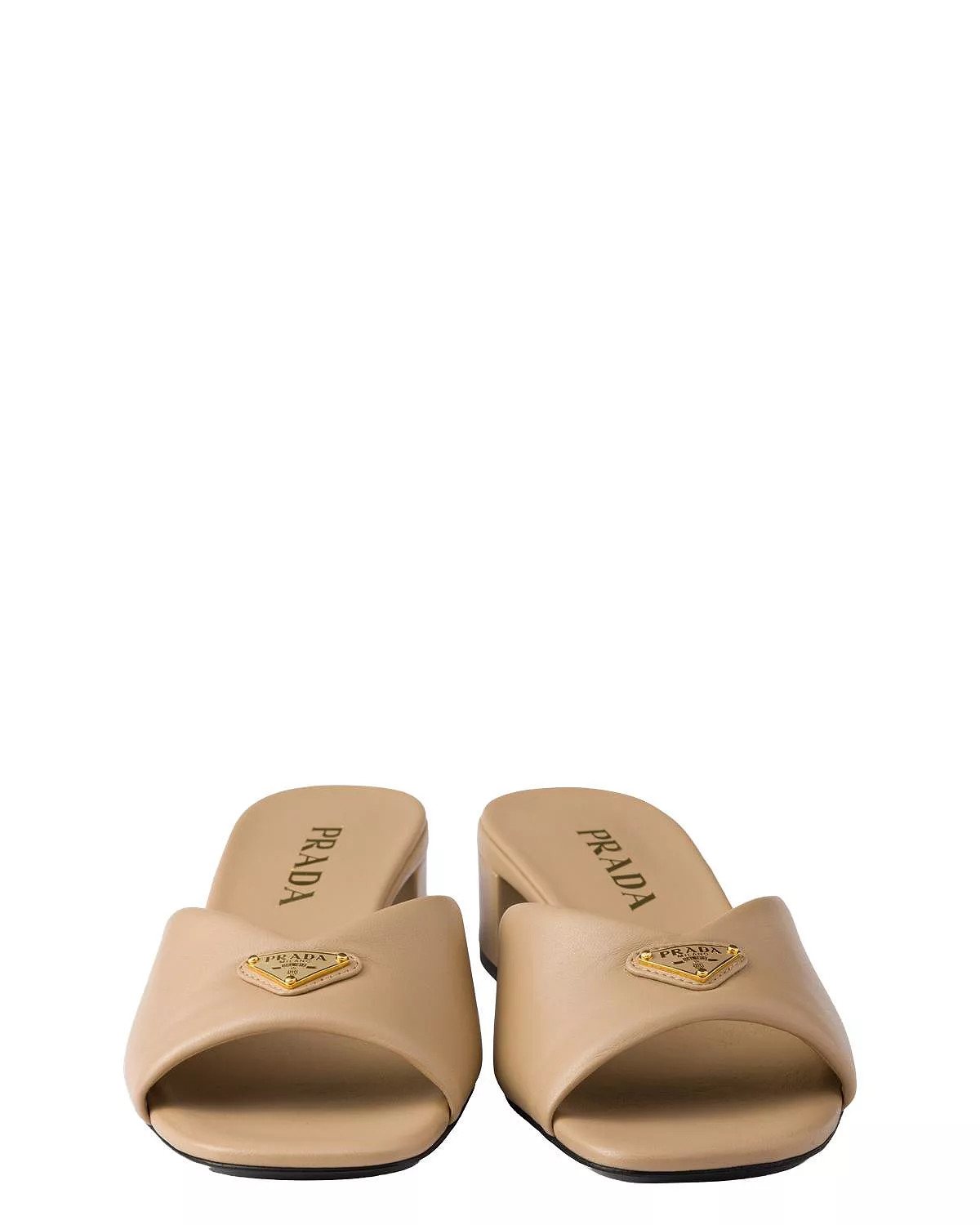 Women's Padded Nappa Leather Sandals - 5