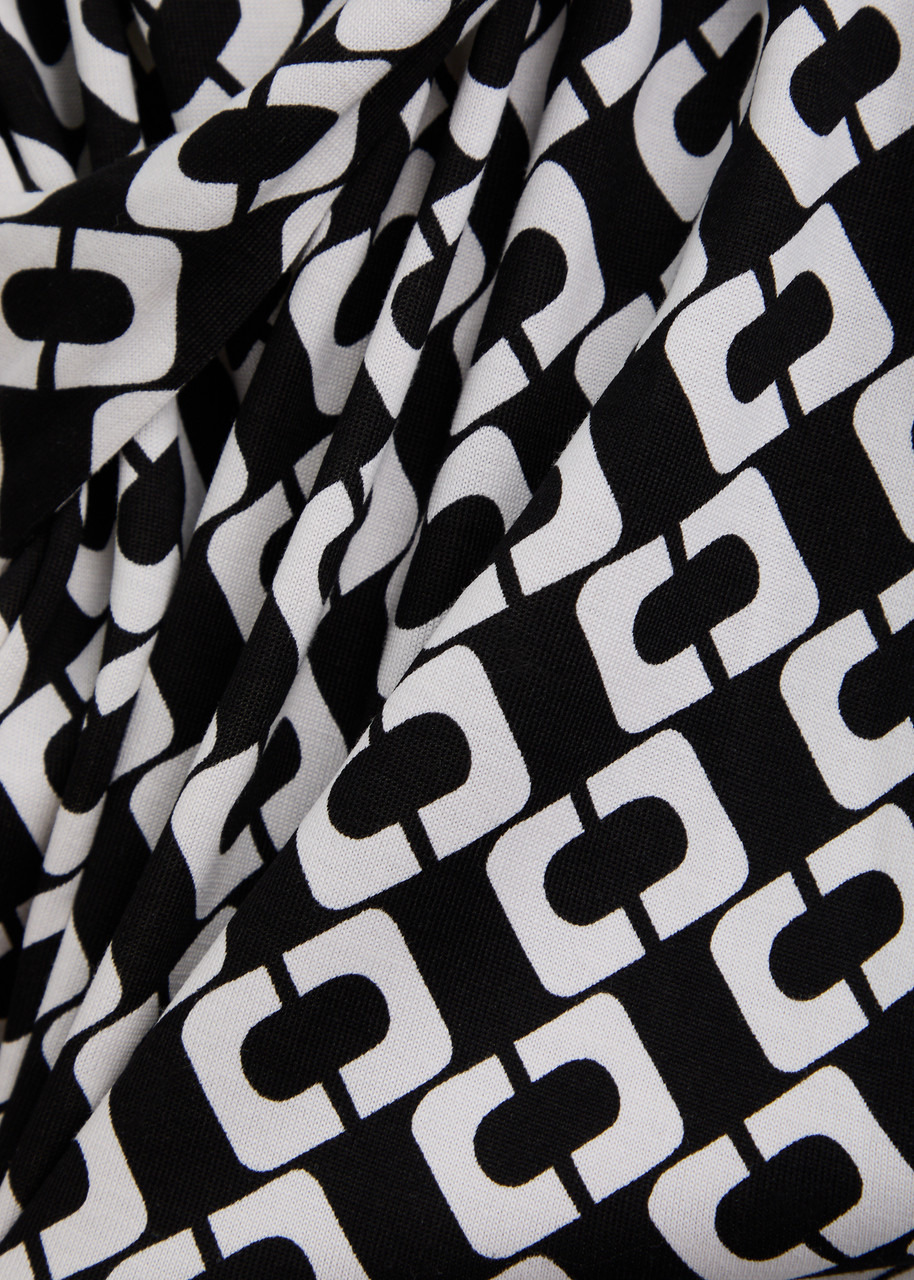 Diane Von Furstenberg Julian Printed Silk Mini Wrap Dress - 5