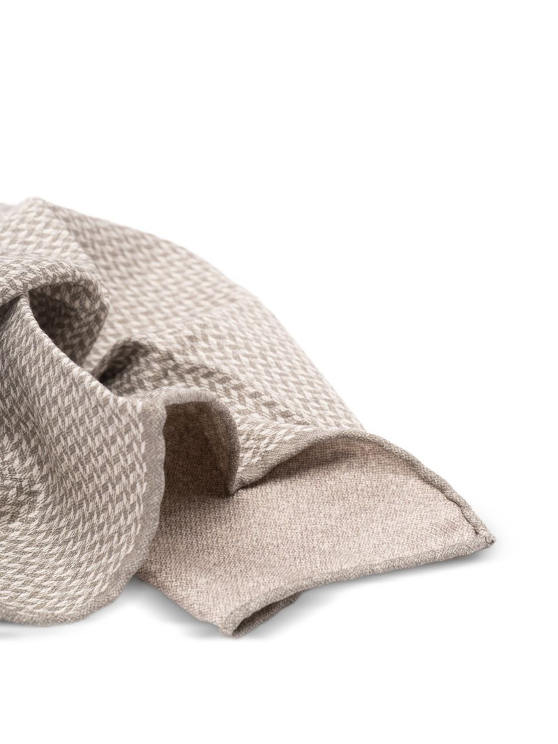 chevron-knit pocket scarf 3