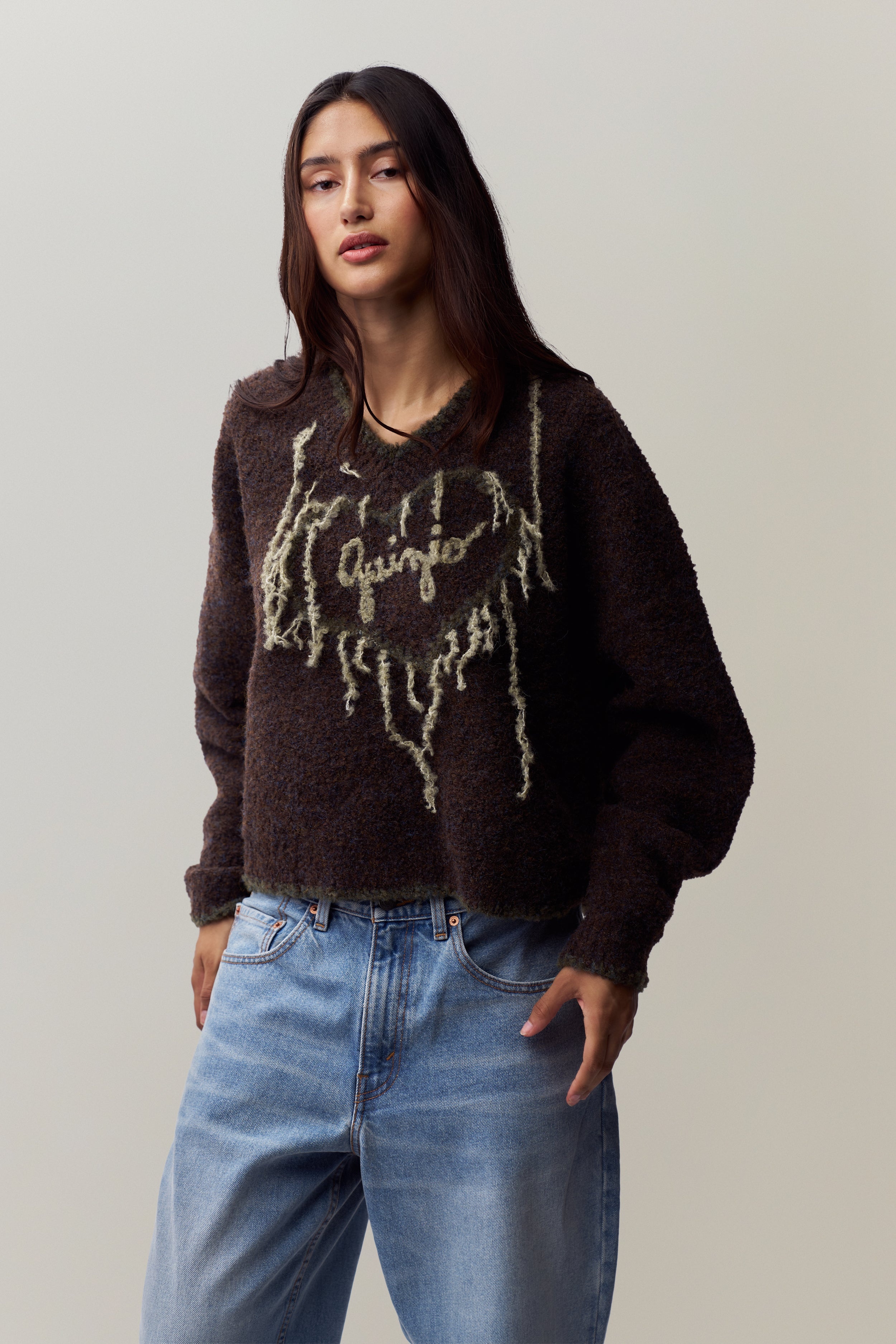GUIZIO HEART SWEATER - 5