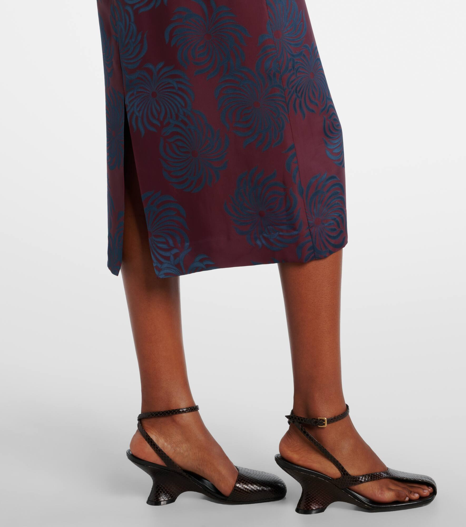 Printed midi skirt - 5