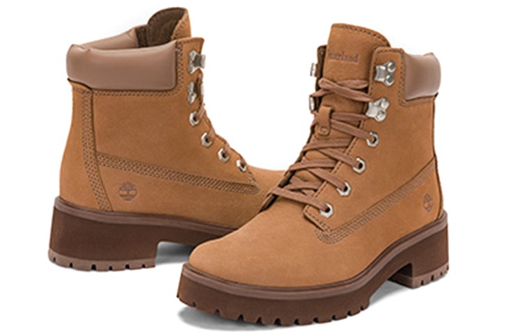 (WMNS) Timberland Carnaby Cool 6 Inch Boots 'Brown Nubuck' A5NZKW - 5