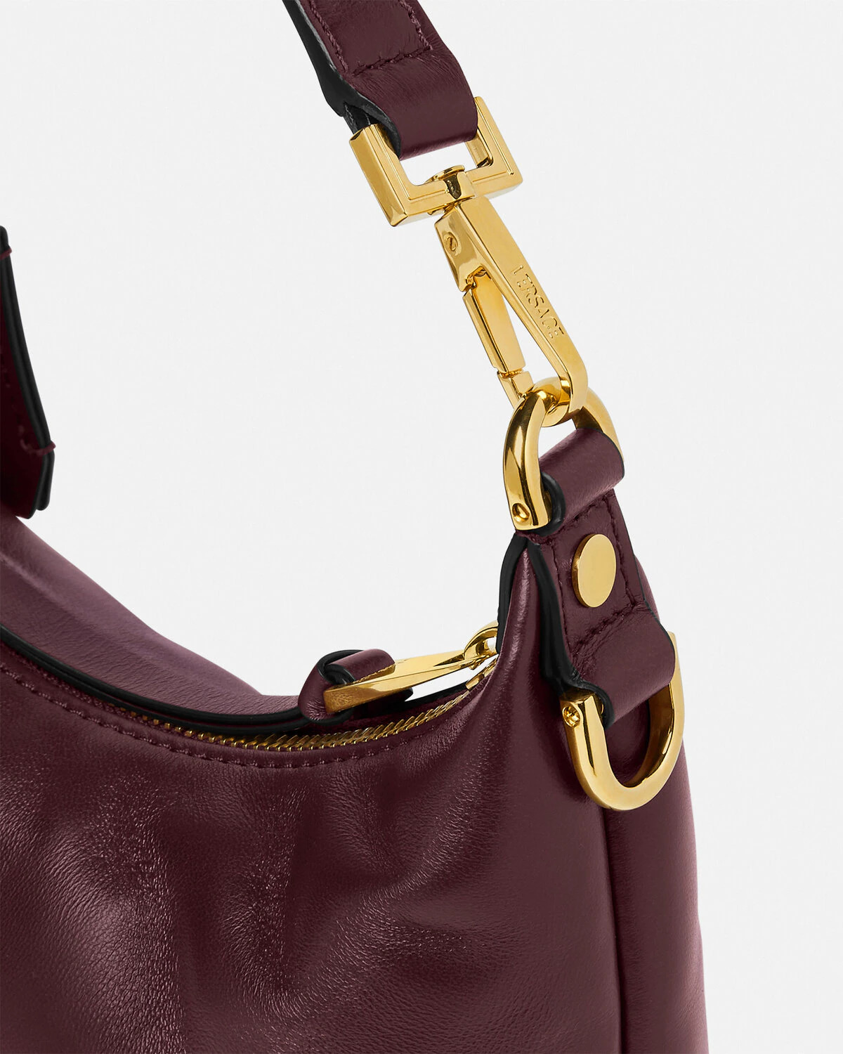 Versace Tag Hobo Handbag - 4