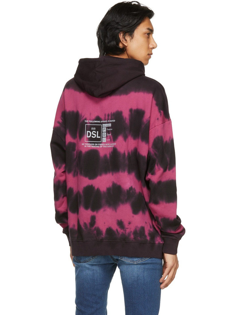 Pink Tie-Dye S-Ummer-A83 Hoodie 3