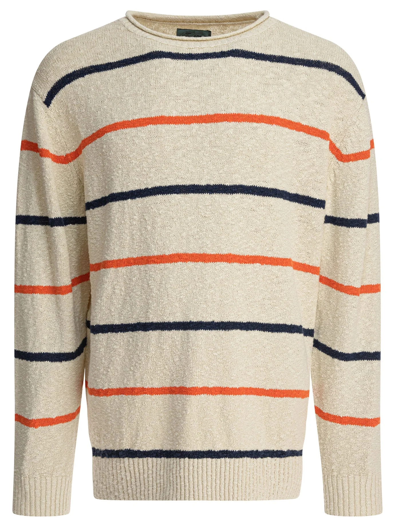 Beams Plus Striped Crewneck Sweater - 1