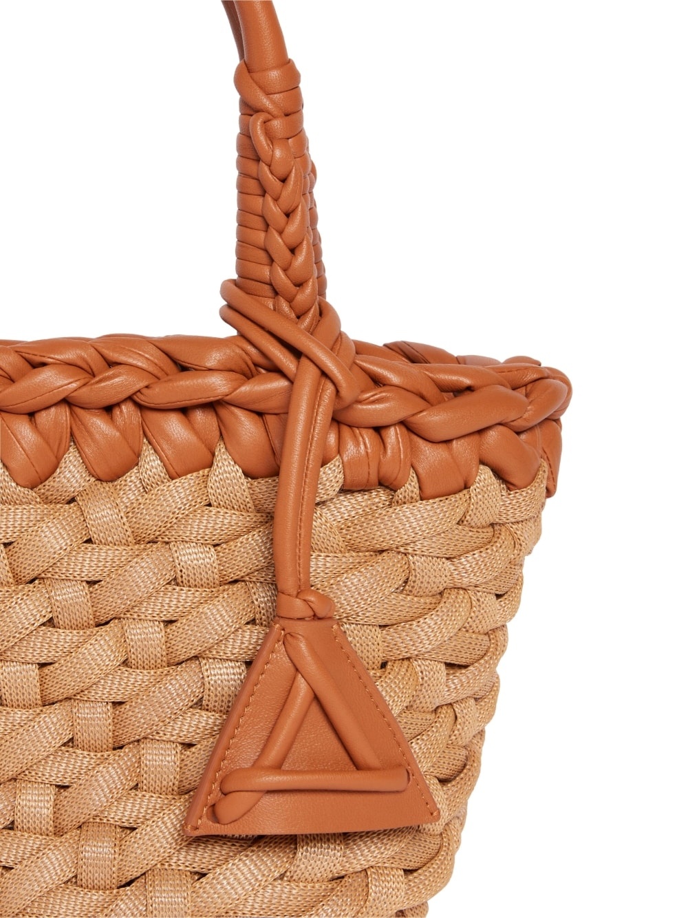 Icon small raffia tote bag - 7