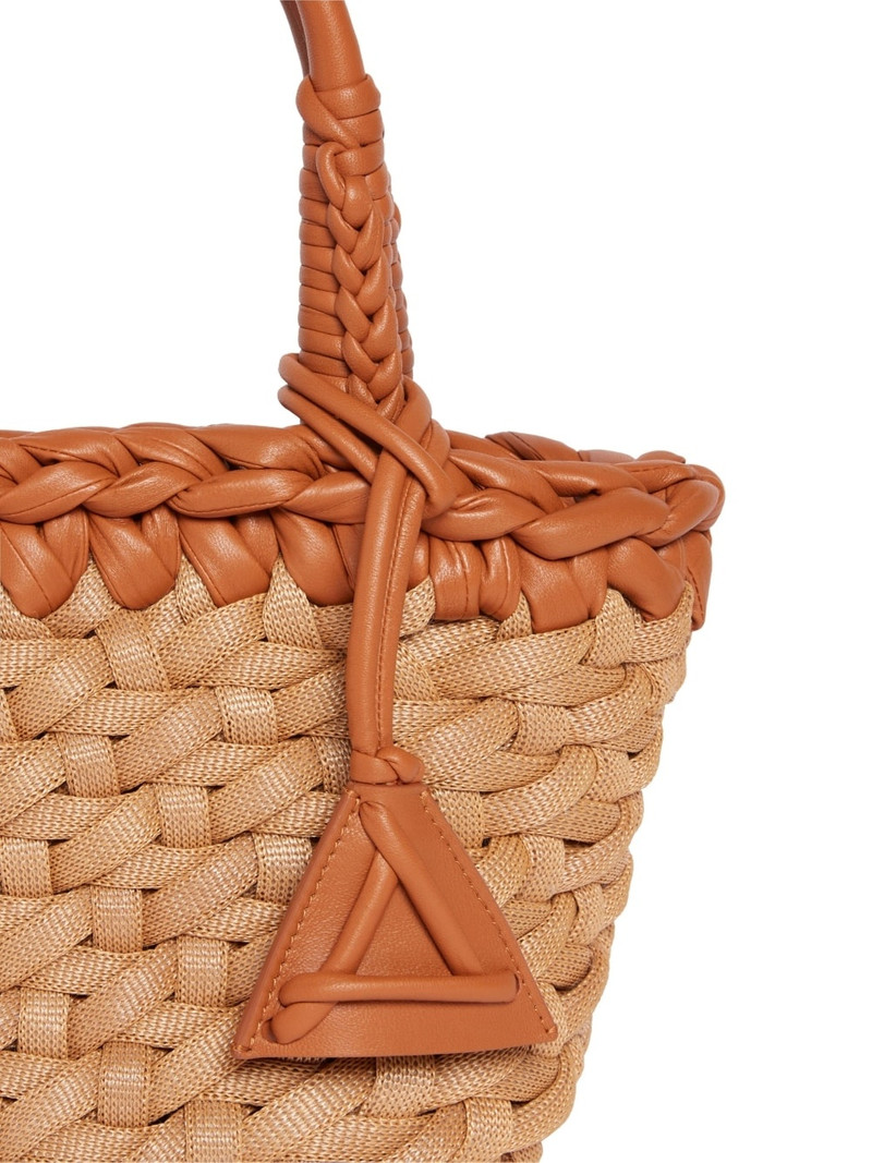 Icon small raffia tote bag 7