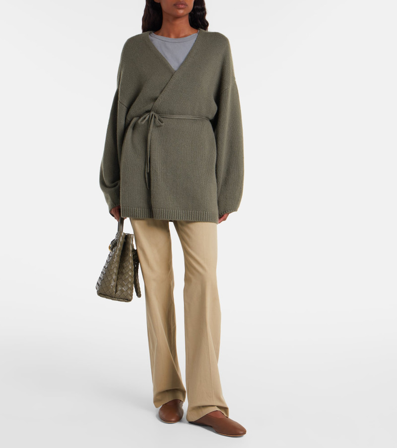 LISA YANG Laurina cashmere wrap cardigan outlook
