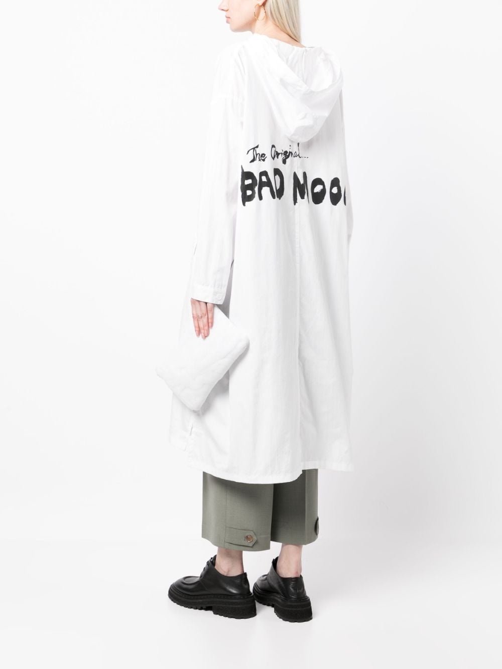 long-sleeves printed cotton coat - 2