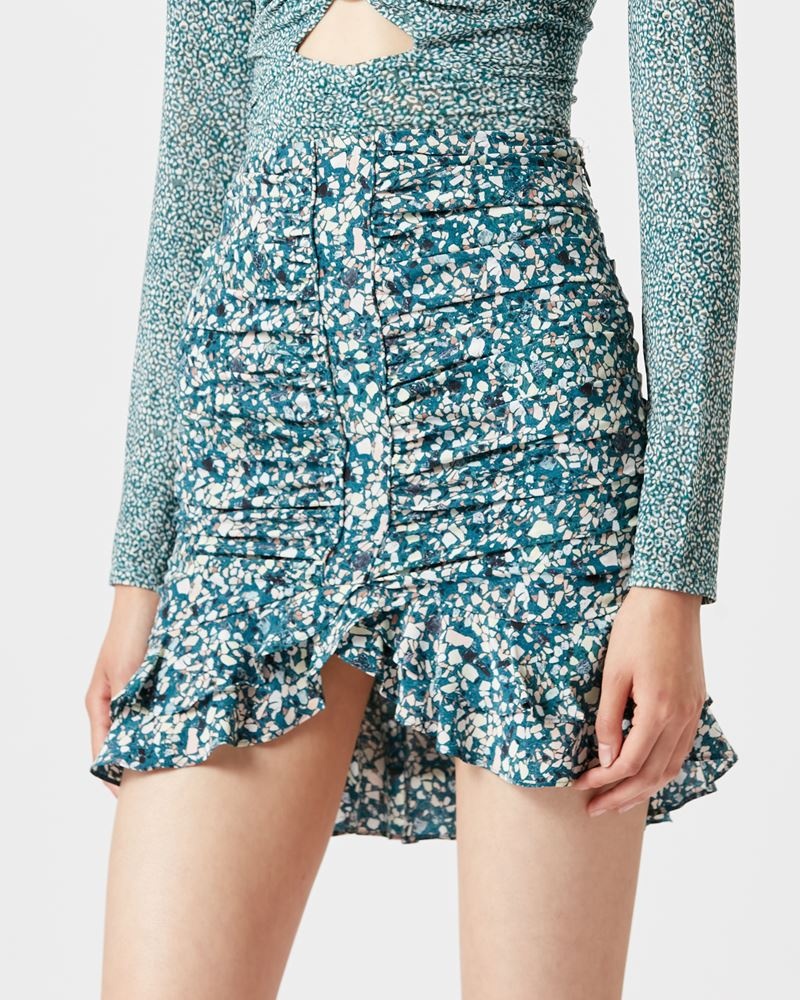 MILENDI MINI SILK SKIRT - 3