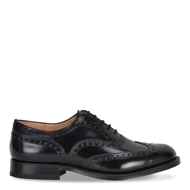 Black Burwood derby shoes - 1