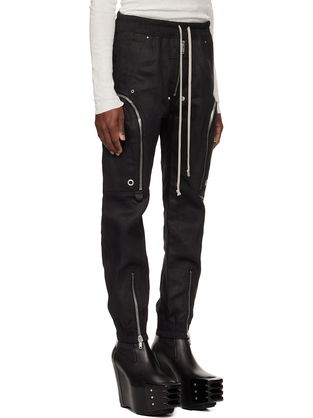 Black Hollywood Bauhaus Cargo Pants - 2