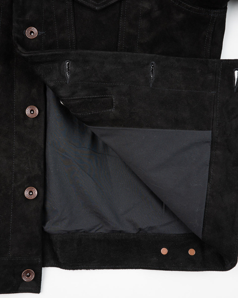 IHJ-155-BLK HORSEHIDE SUEDE MODIFIED TYPE III JACKET - BLACK 10