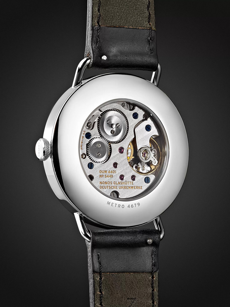 Metro Datum Gangreserve Stainless Steel Watch, Ref. 1101 5