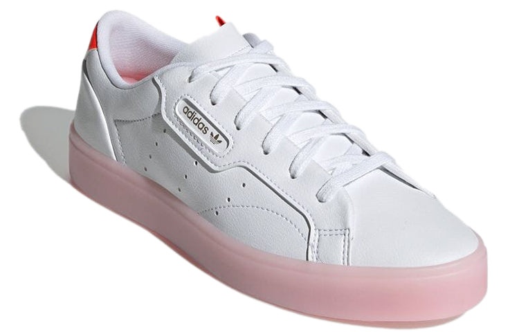 (WMNS) adidas Originals Sleek 'White Pink' H05178 - 3