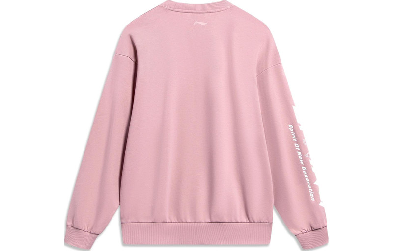 Li-Ning Li-Ning Graphic Sweatshirt 'Pink' AWDT607-5 outlook