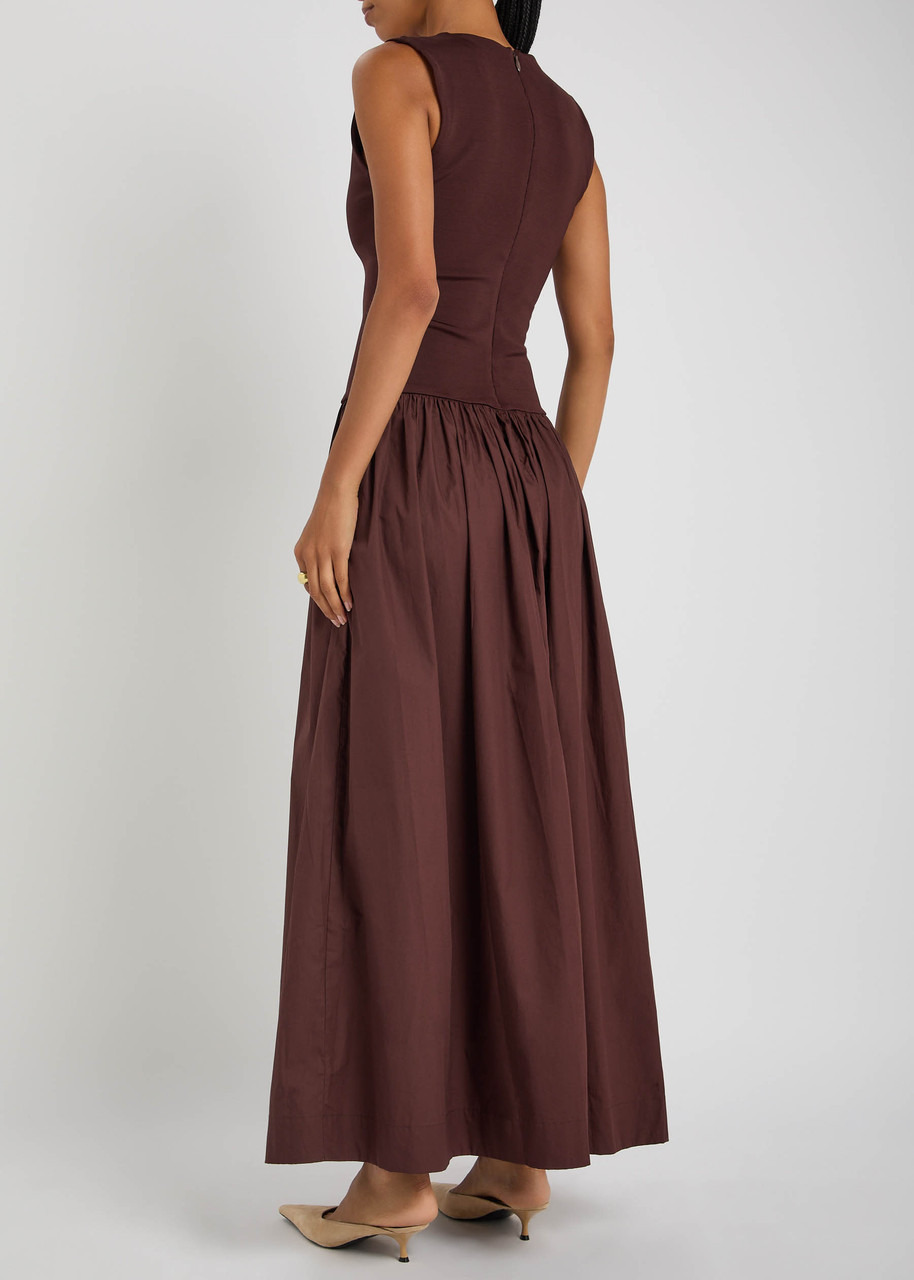 Esse Studios Cotton and Jersey Midi Dress - 3