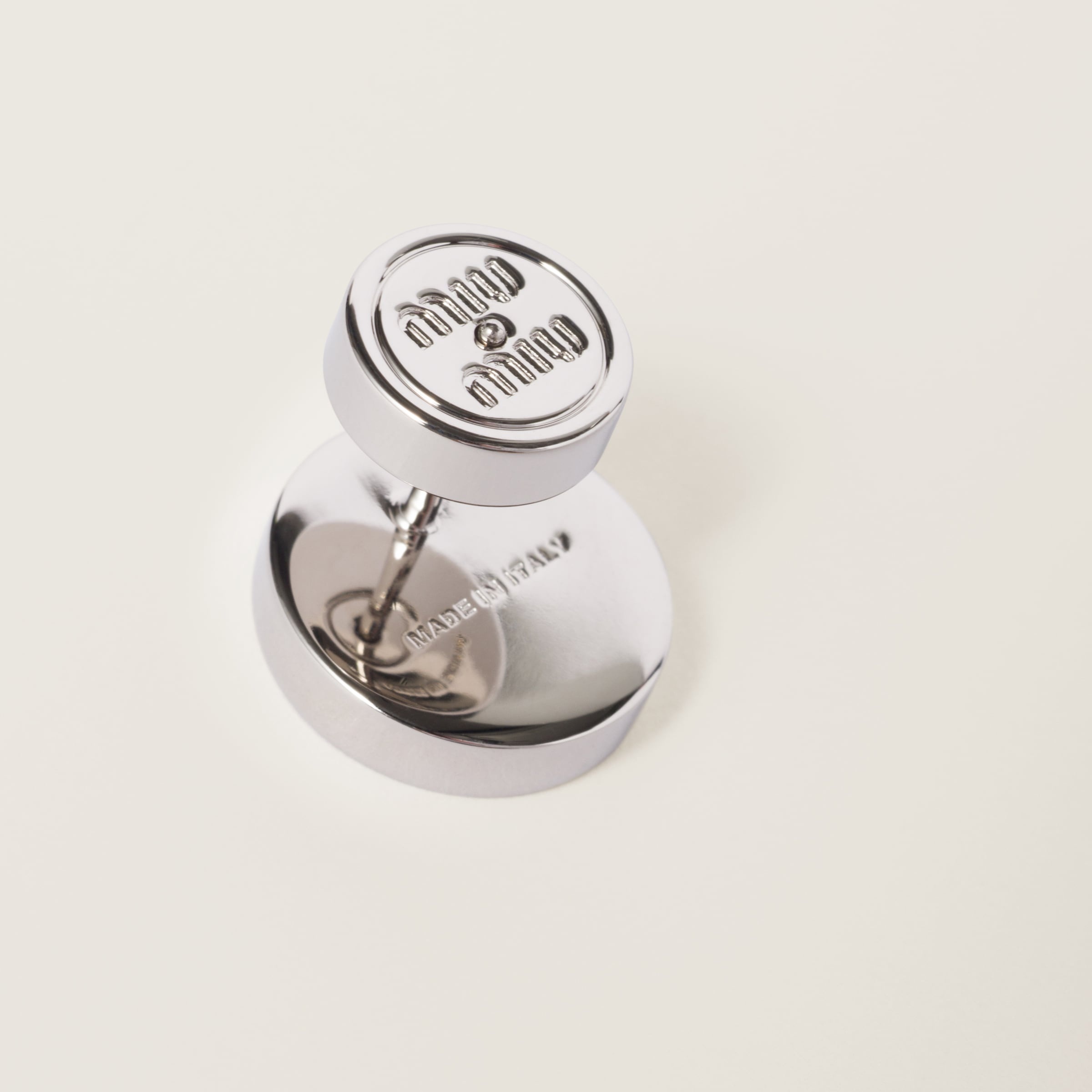 Enameled metal earrings - 2