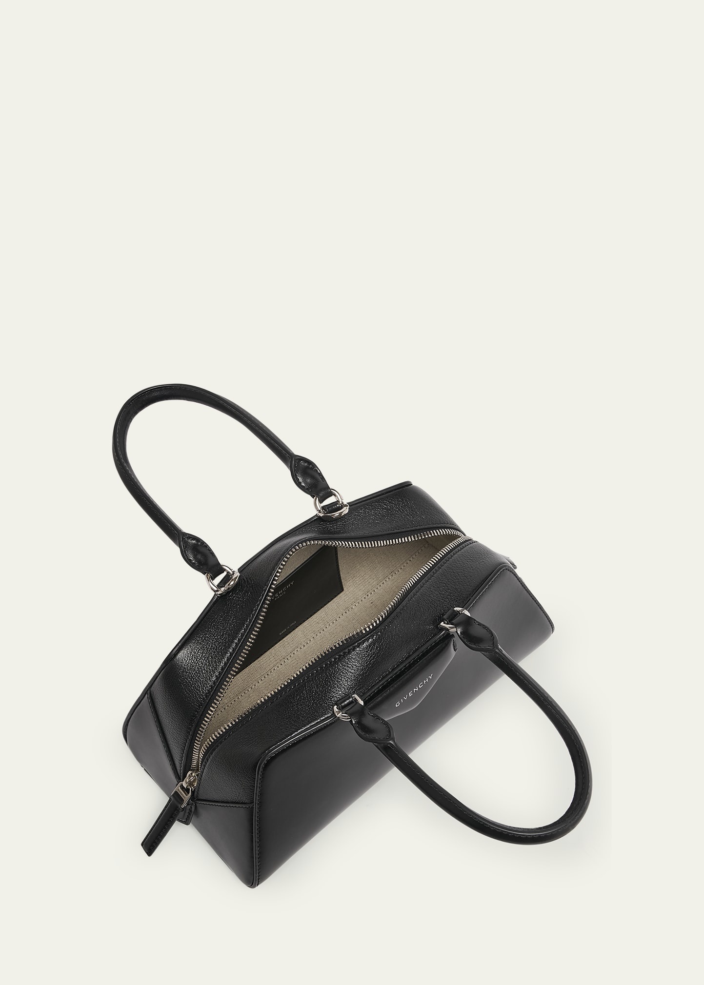 Antigona Small Top-Handle Bag in Leather - 3