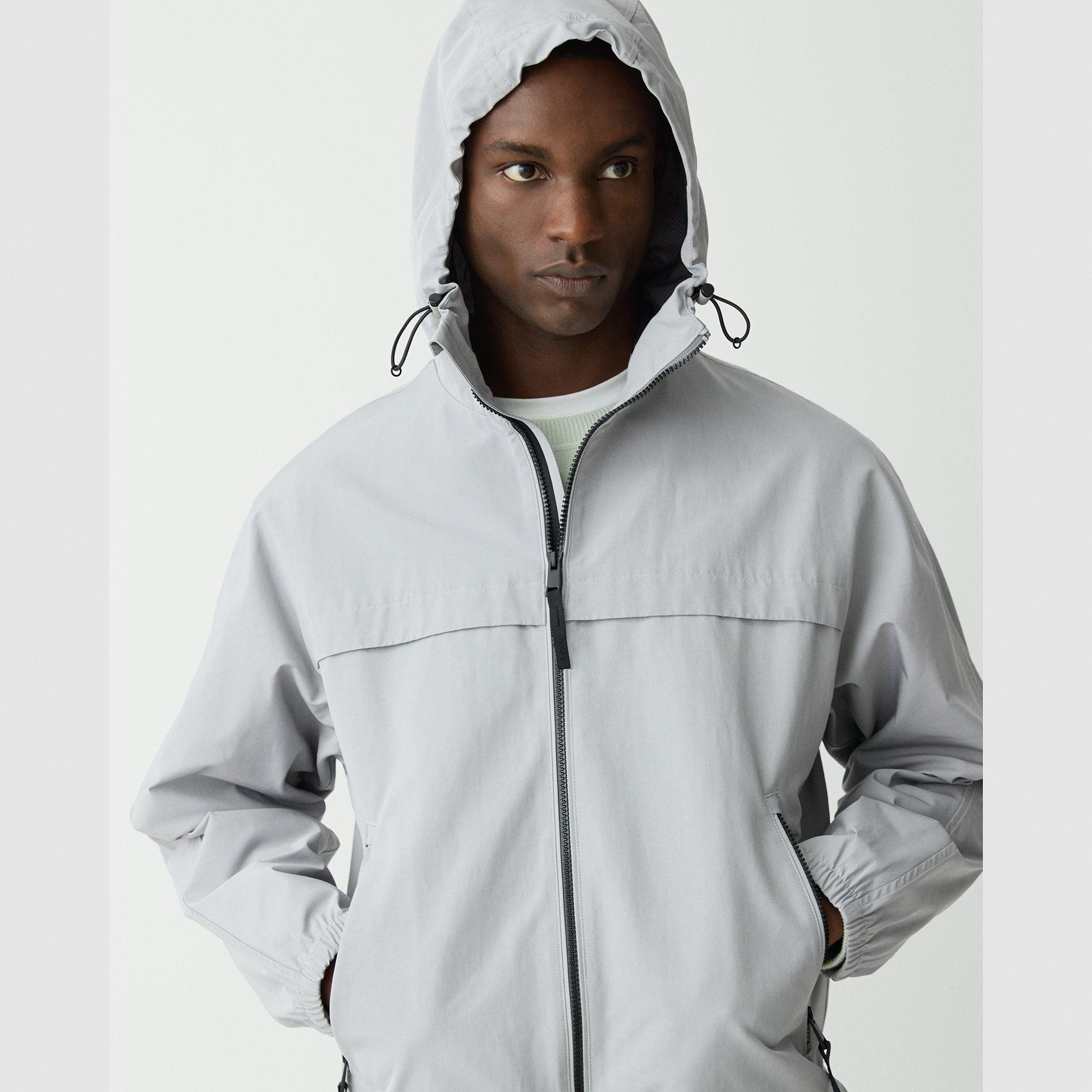 Hooded Jacket in Cotton-Blend - 5