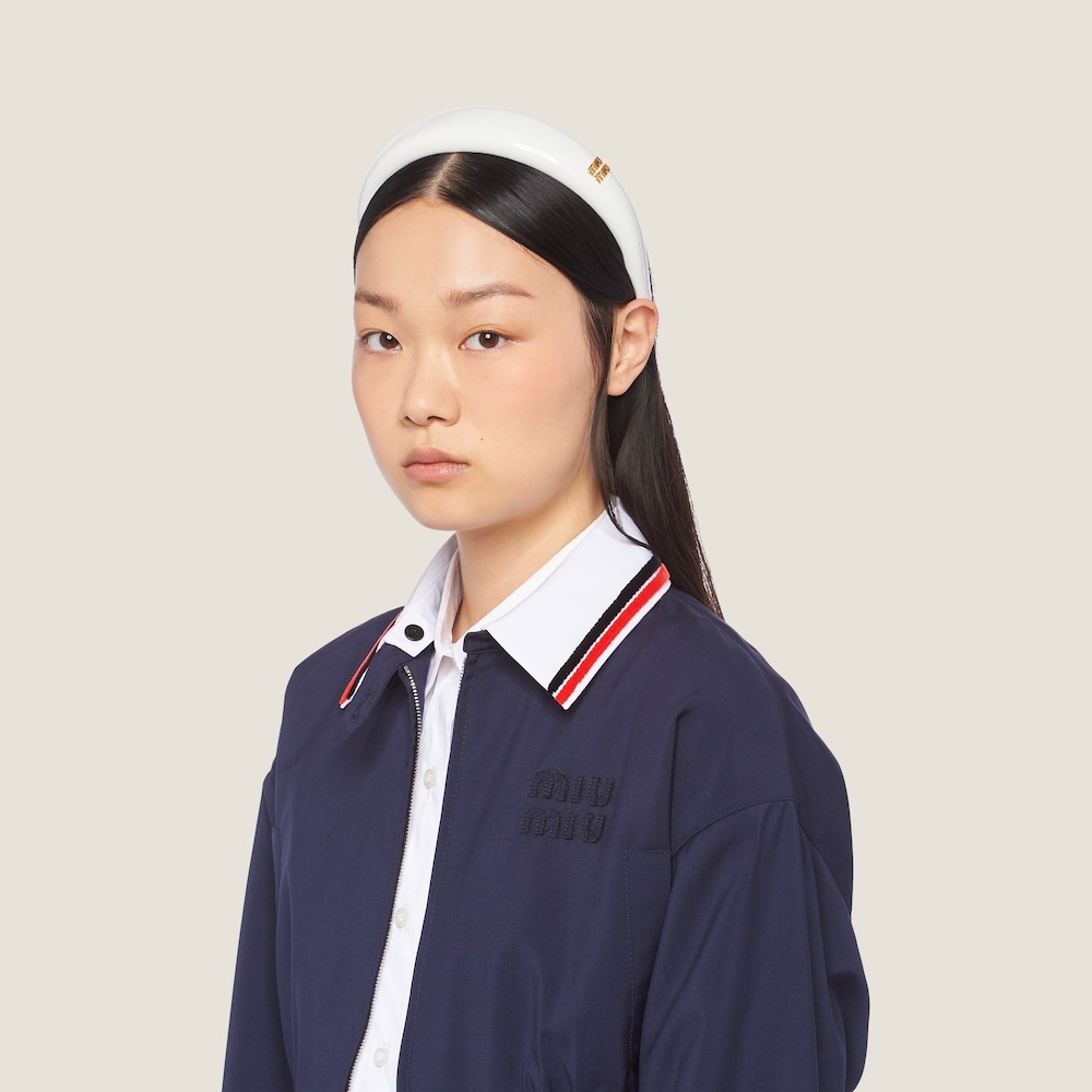 Patent leather headband - 2