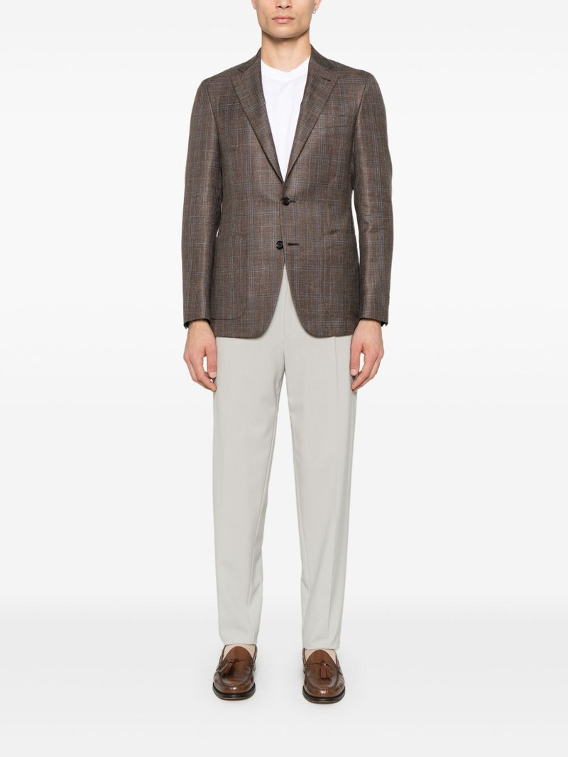 Canali checked blazer outlook