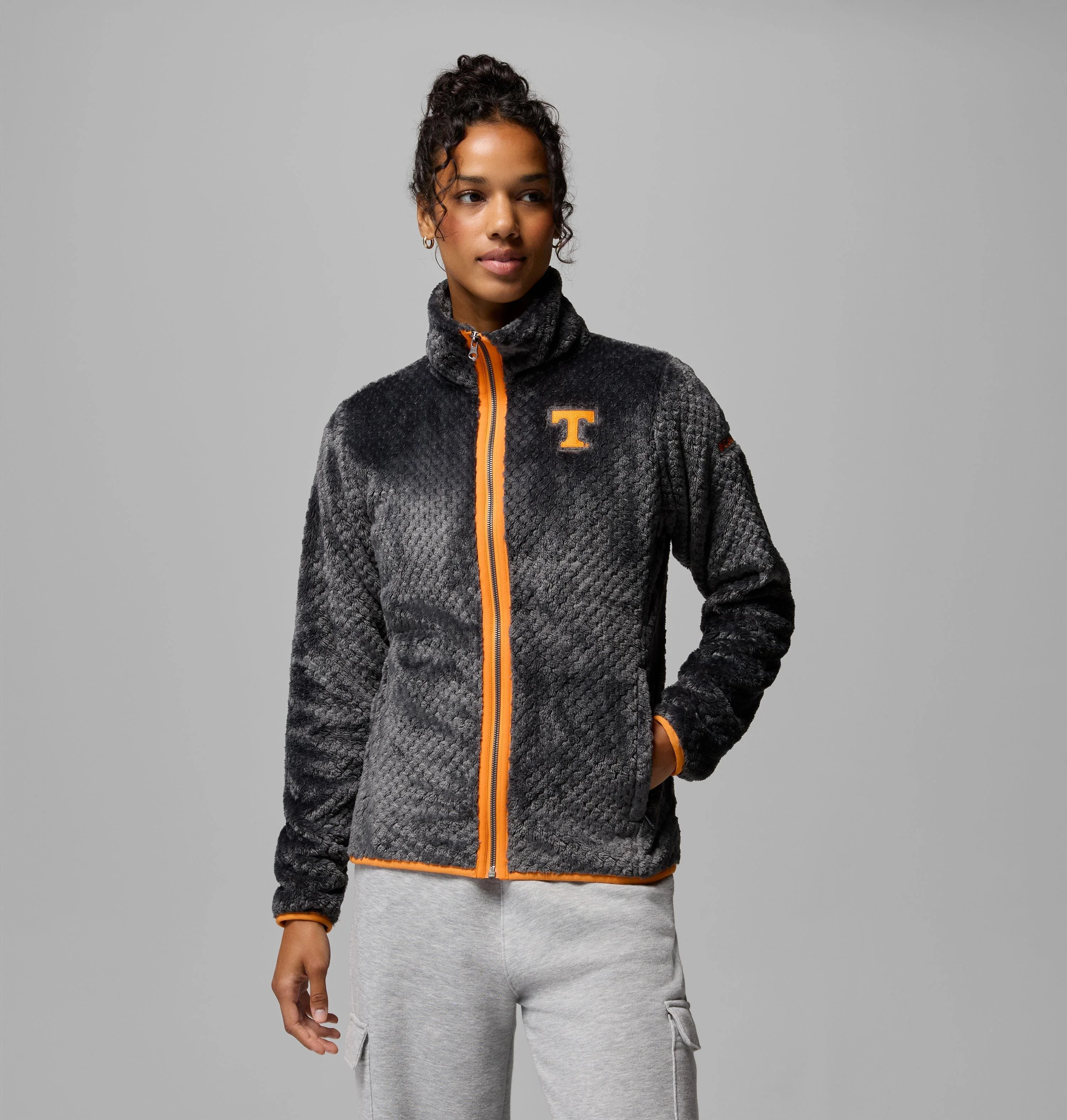 Women's Collegiate Fire Side II Sherpa Full Zip Fleece - Tennessee - 1