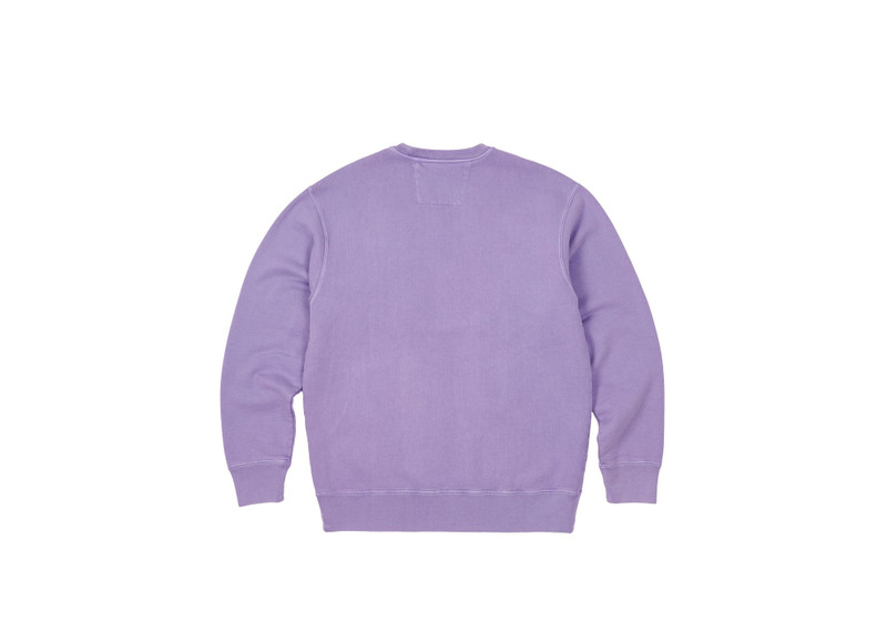 PALACE PALACE C.P. COMPANY CLASSIC OVER DYED CREW SWEAT PURPLE outlook