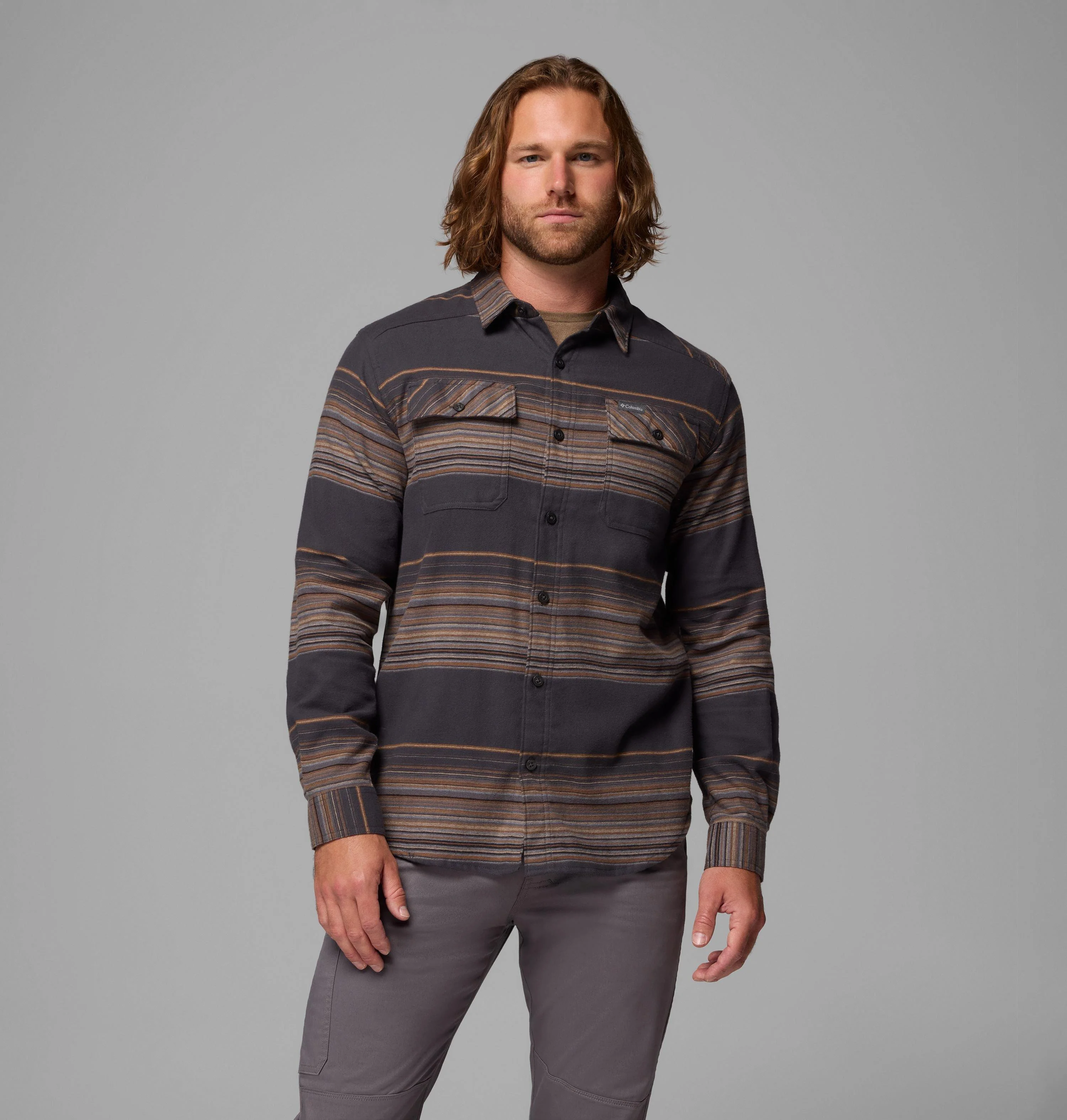 Men's Juniper Dunes Flannel Long Sleeve Shirt - 1