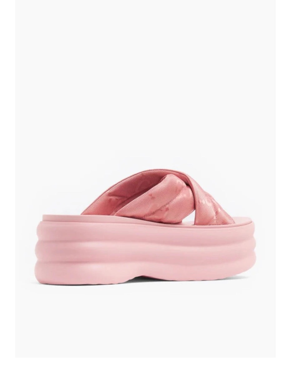 Gucci GG Crossed Platform Sandals - 2
