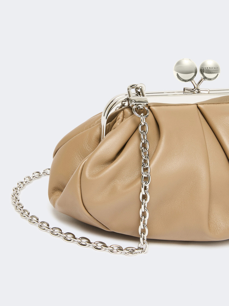 PRATI Small sheepskin Pasticcino Bag - TURTLEDOVE 3