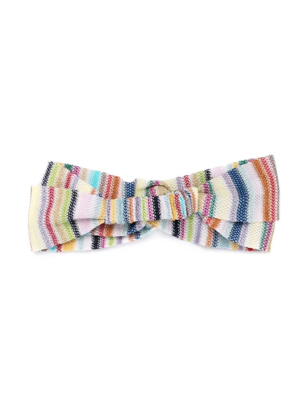 knot-detail striped headband - 2