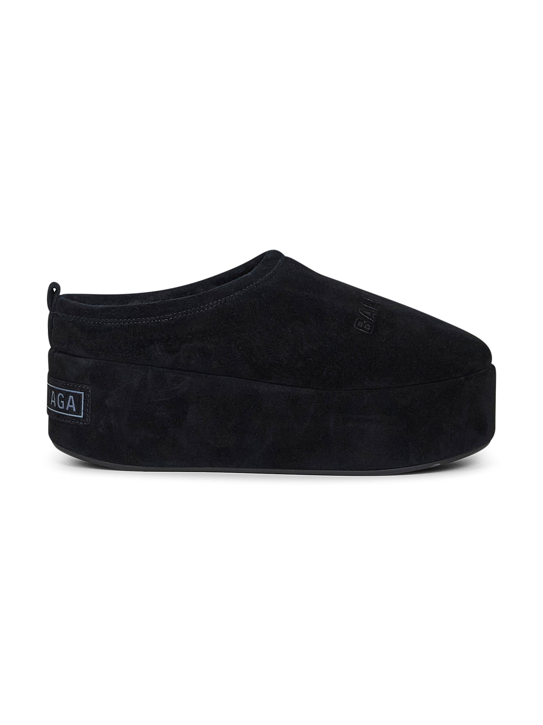 Black Alaska Soft platform mules - 1