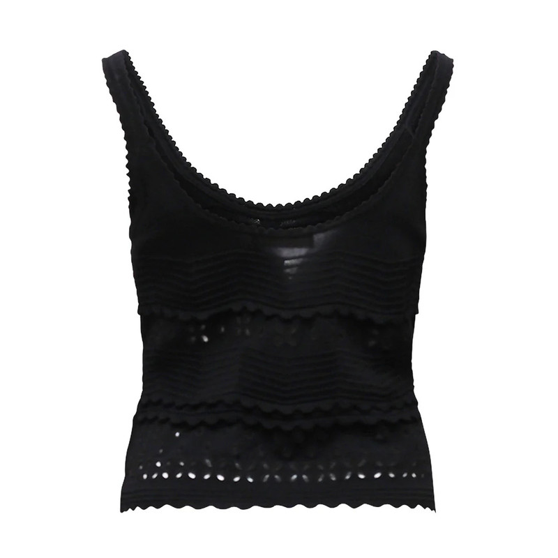 ULLA JOHNSON Sea Eyelet Knit Camisole outlook