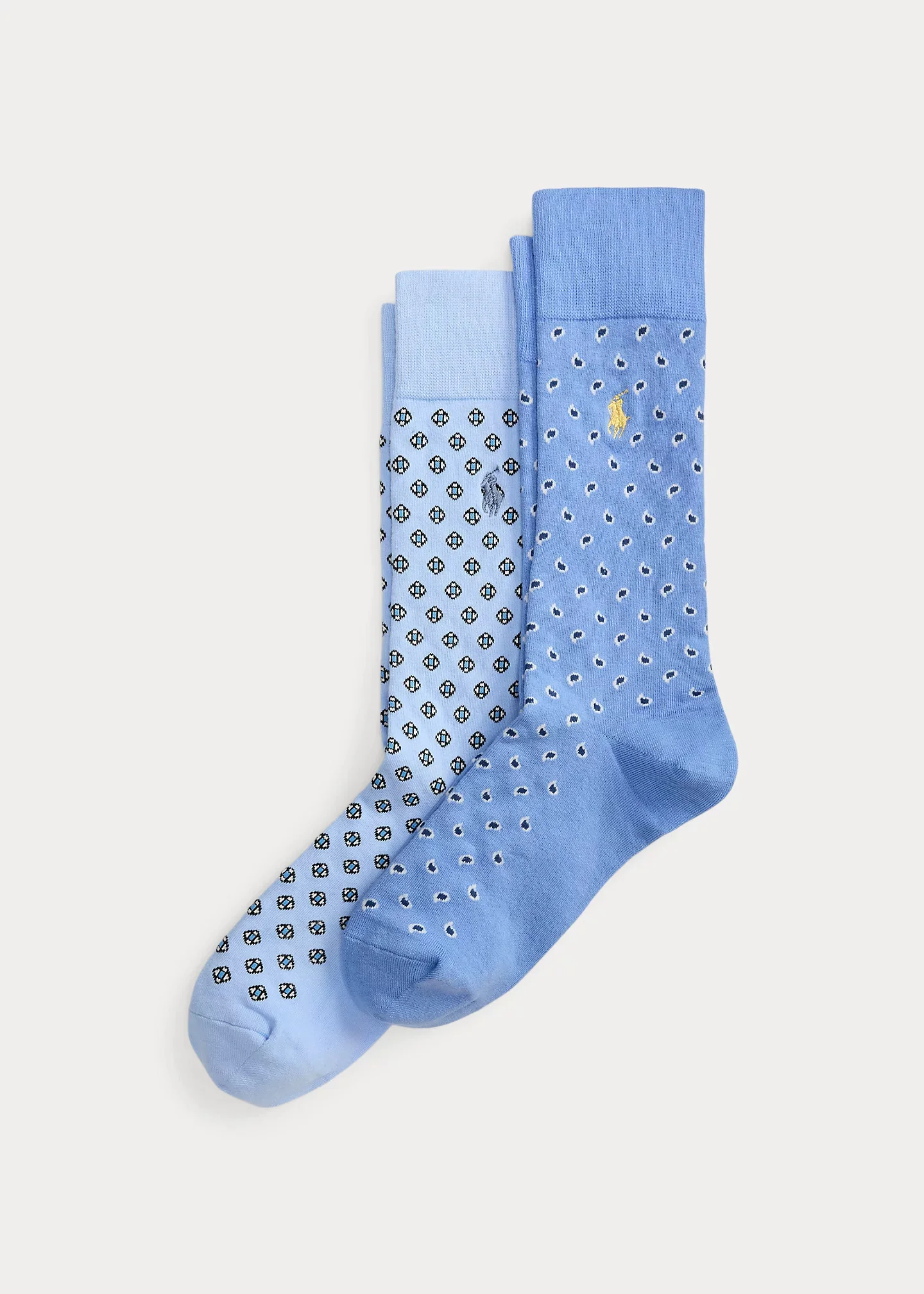 Foulard-Motif Trouser Sock 2-Pack - 1