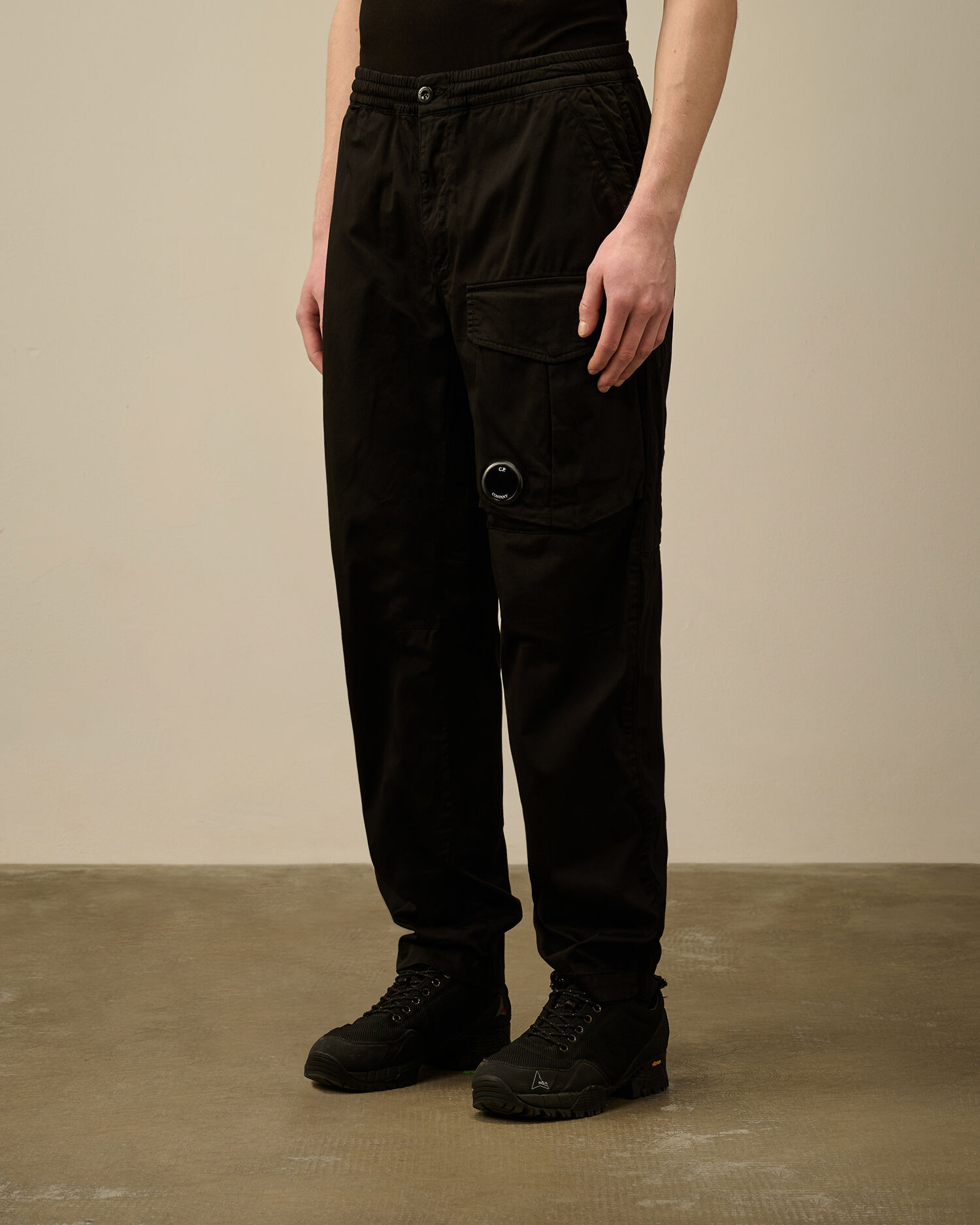 Stretch Sateen Regular Cargo Pants - 3