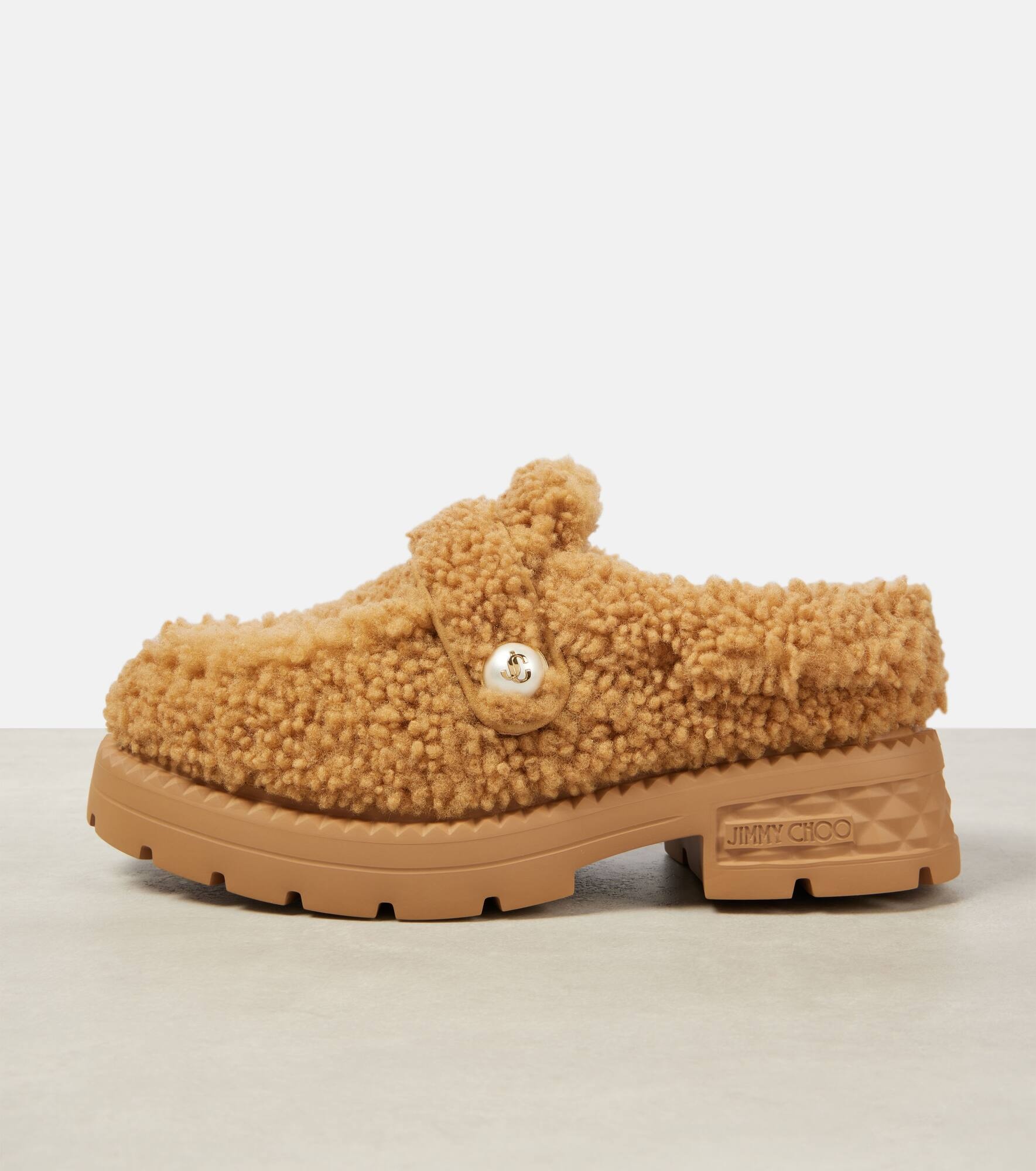 Shea shearling mules - 5