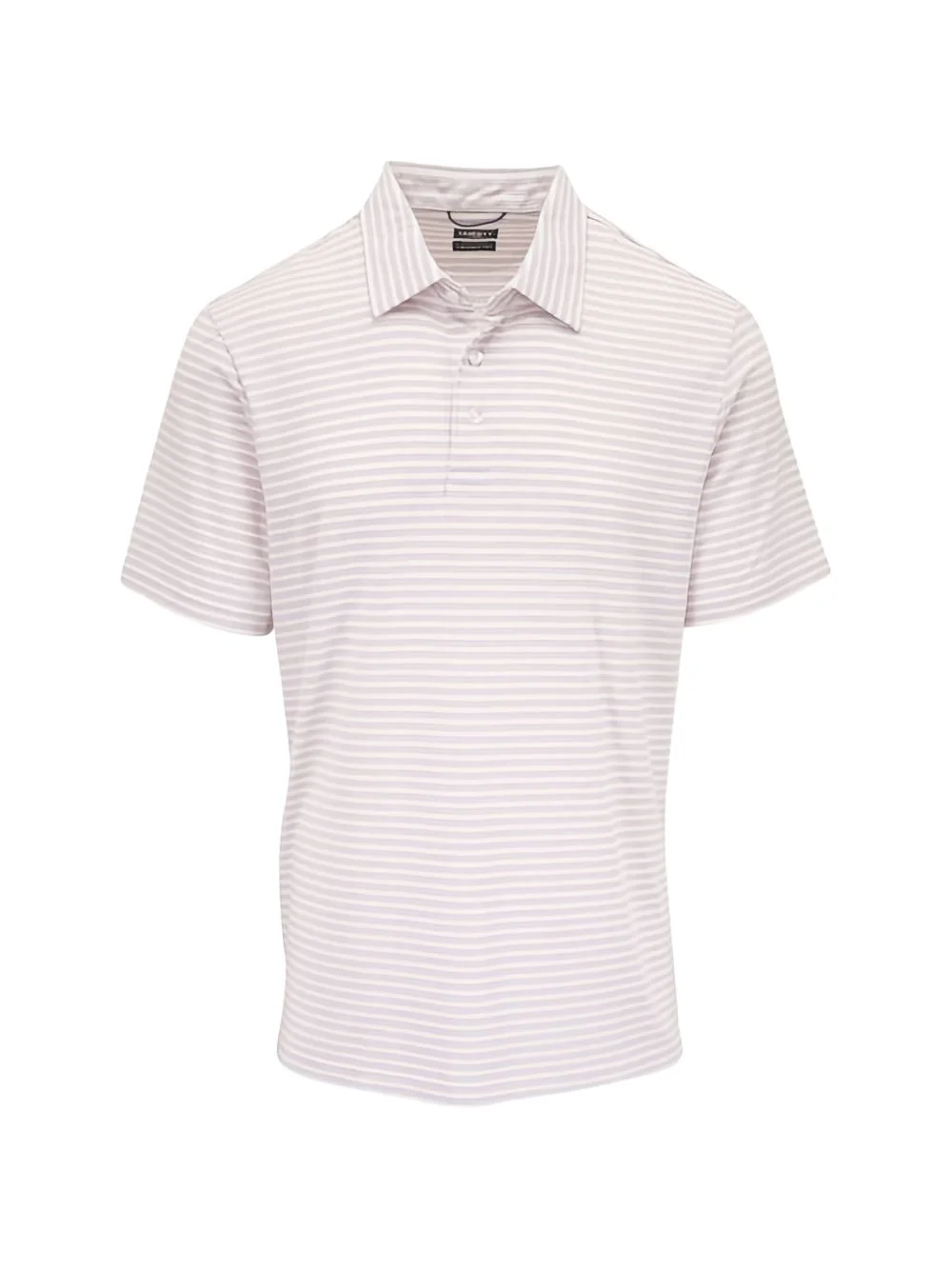 striped polo shirt - 1
