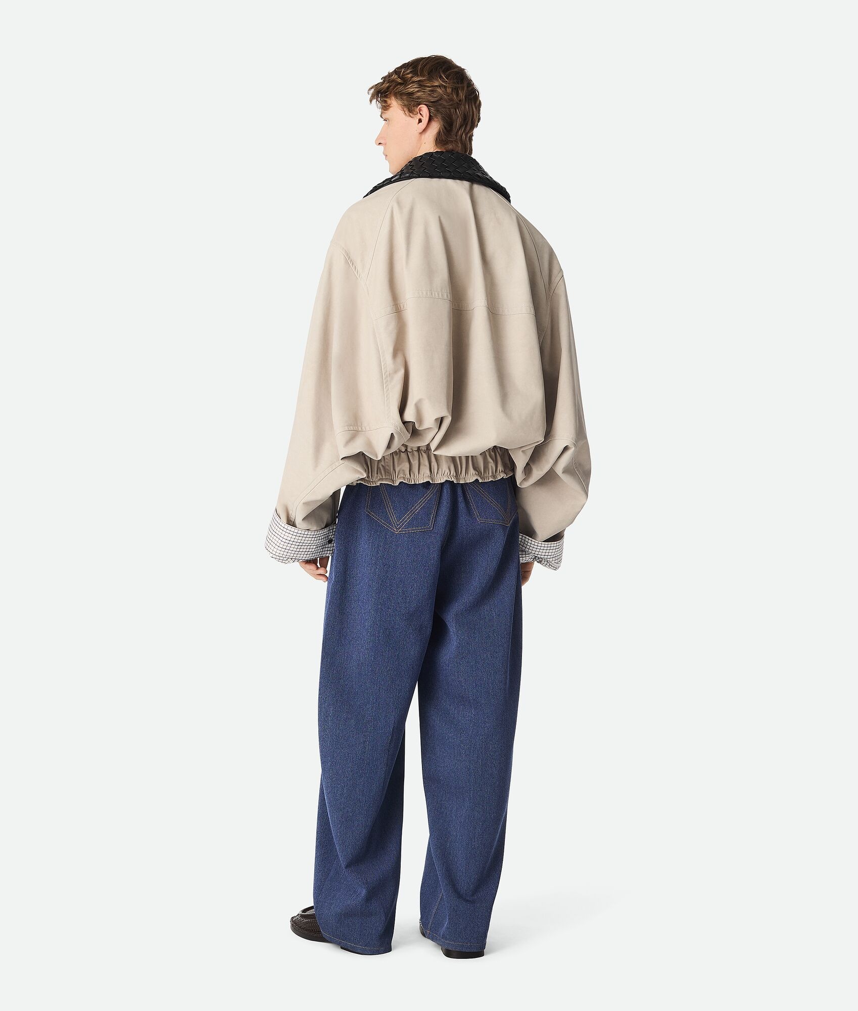Chino Printed Leather Blouson - 3