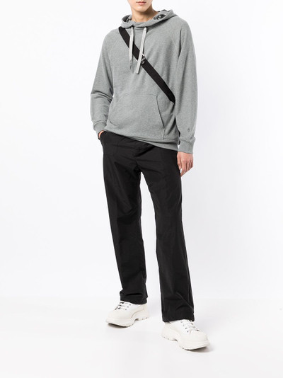 Alexander McQueen cotton drawstring hoodie outlook