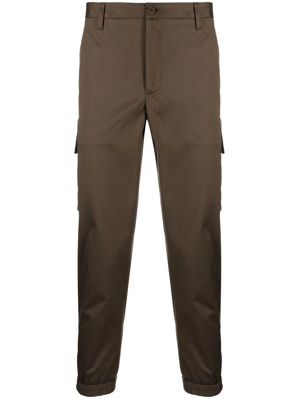 tapered cut cargo trousers - 1