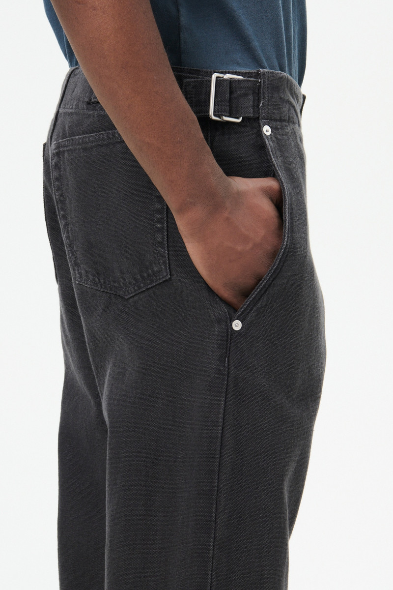 Trucker Trouser Ash Black Reborn Canvas 6