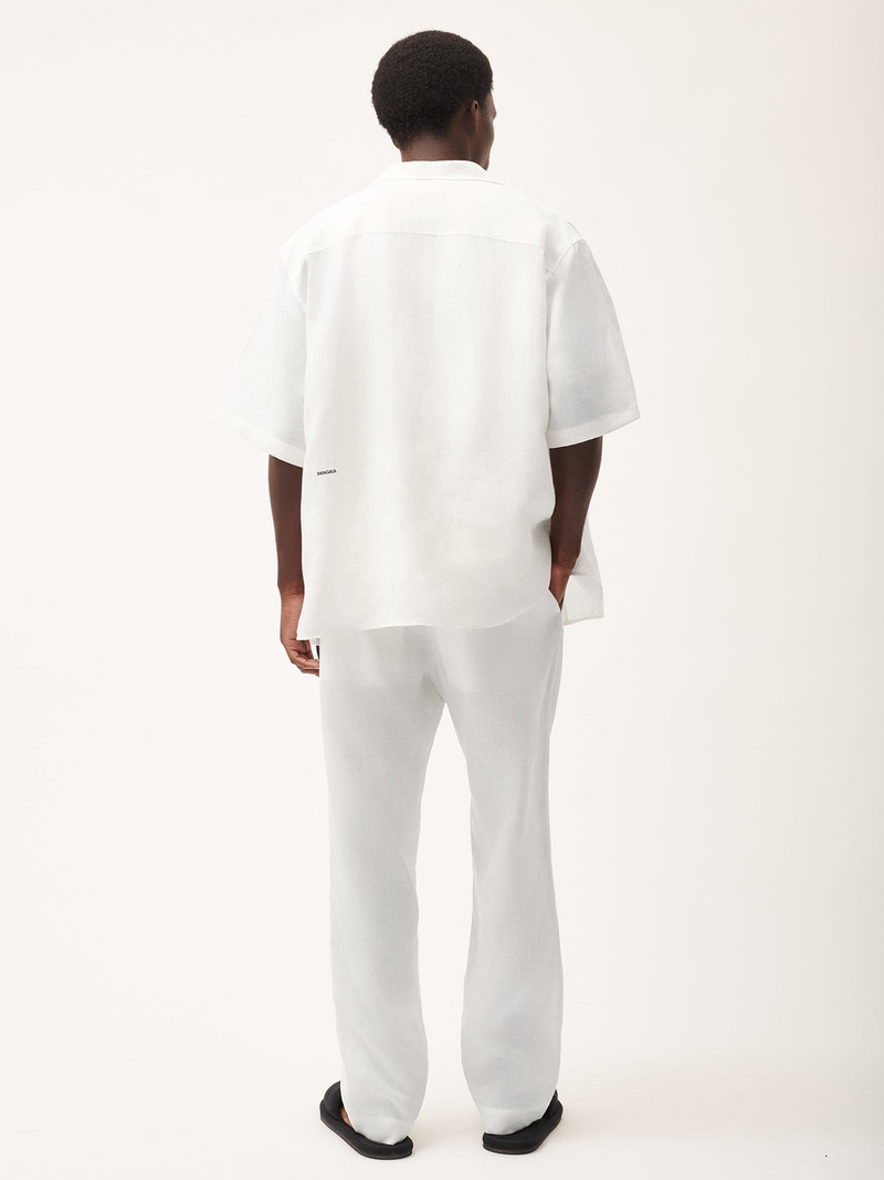 Men's DNA Aloe Linen Trousers - Off-White 3