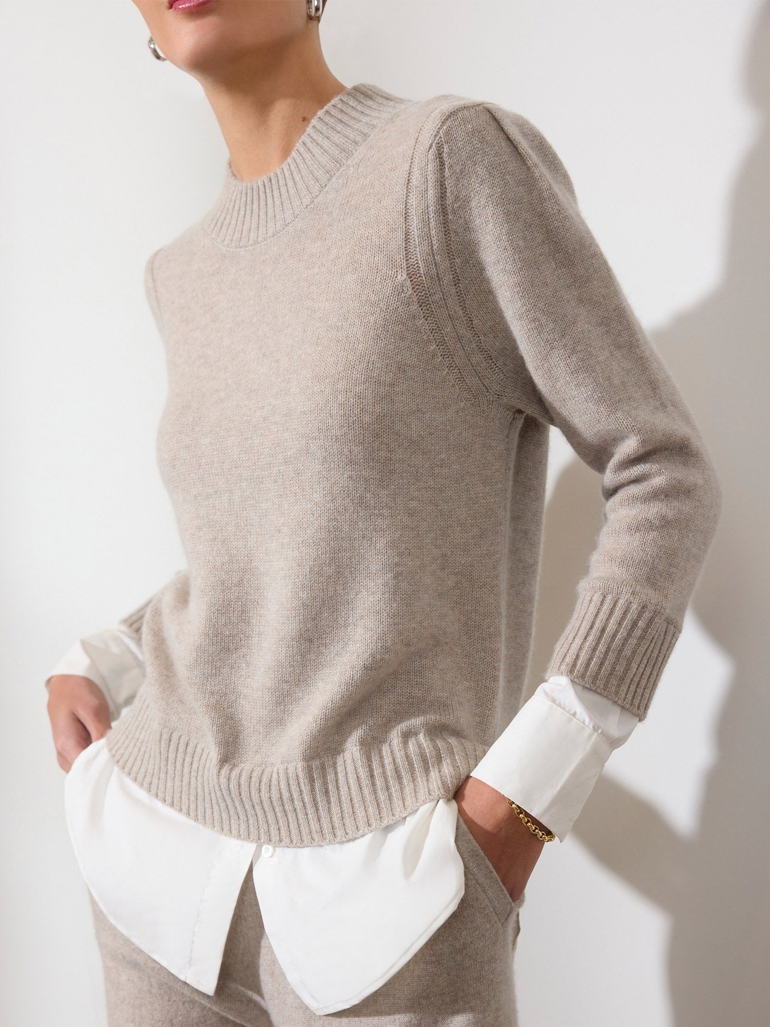 The Eton Layered Crew Looker - 1